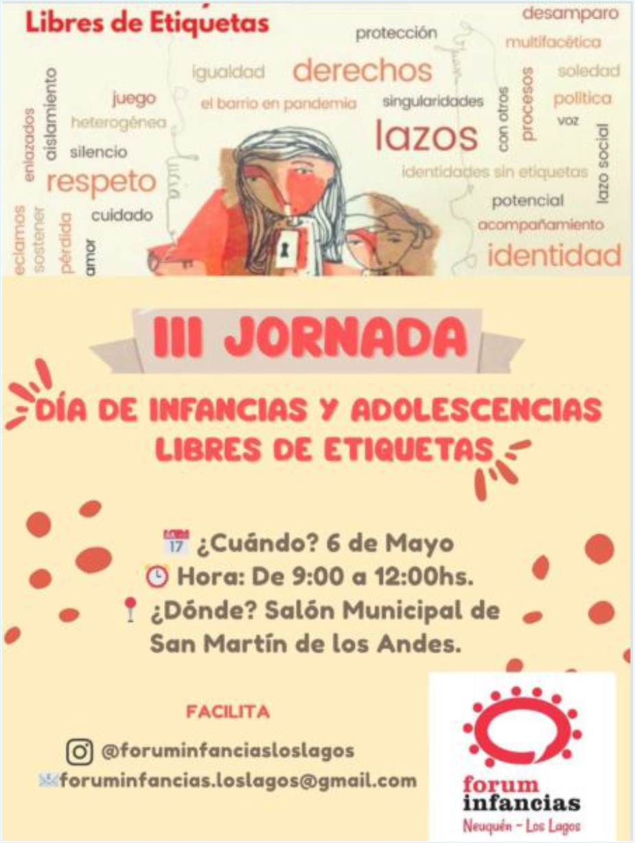 III Jornadas “Día de Infancias y Adolescencias Libres de Etiquetas”.