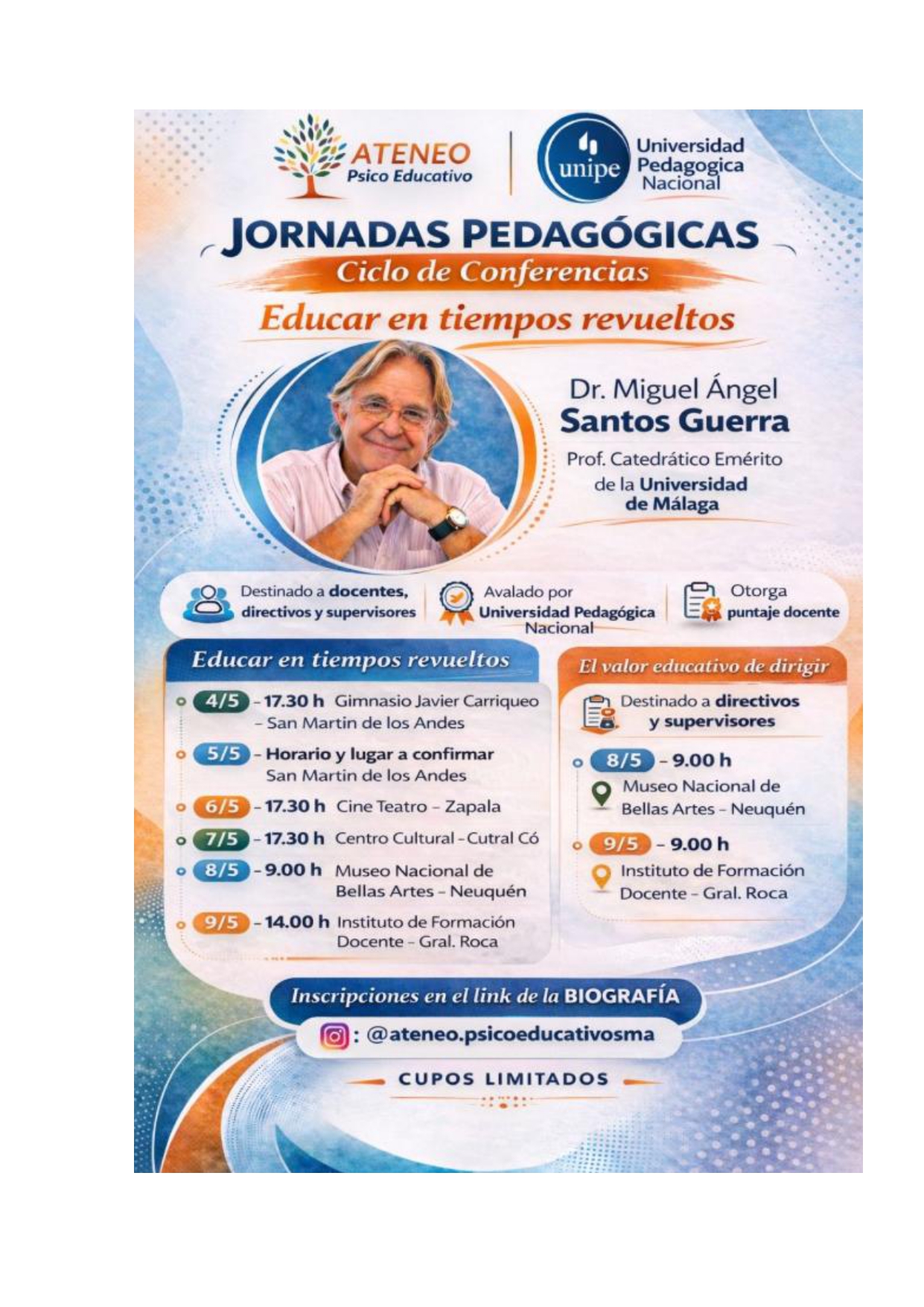 Jornadas Educativas Educar en Tiempos Revueltos