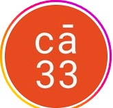 Cápsula 33 - Logo en color anaranjado del estableciento.