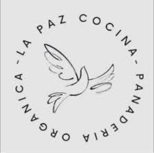 La Paz Cocina - Logo de la marca La Paz Cocina, con el dibujo de una paloma volando.